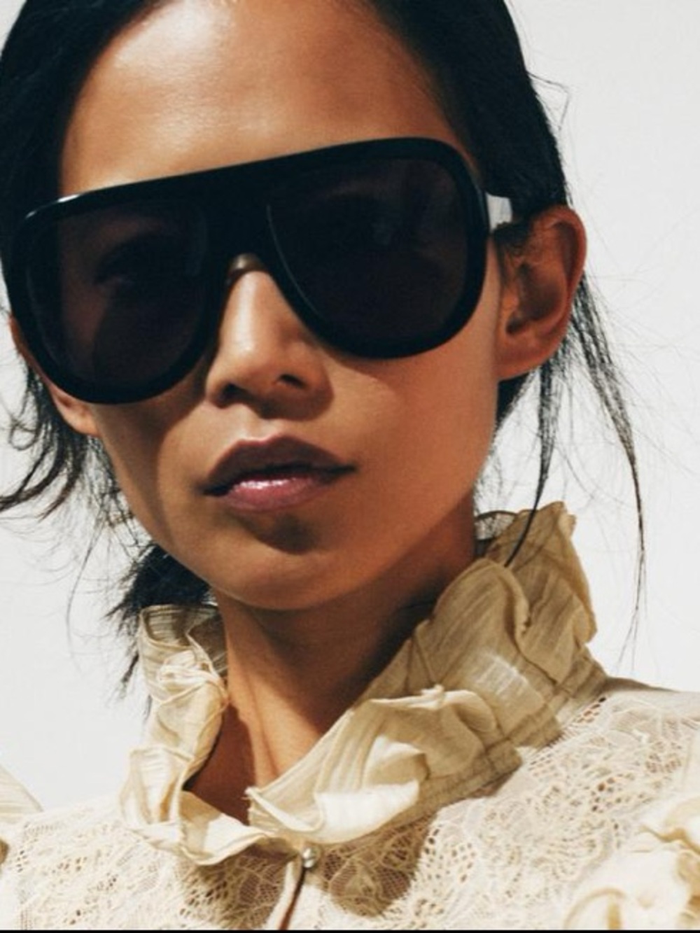 ZARA ZW COLLECTION ROMANTIC RUFFLED SHIRT - Picture 3 of 12